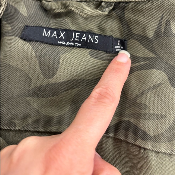 Max Jeans Tencel Camo Military Jacket - Picture 3 of 4